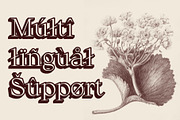 Gloudy 3D, a Serif Font by Craft Supply Co. (Thumbnail 6 of 8)