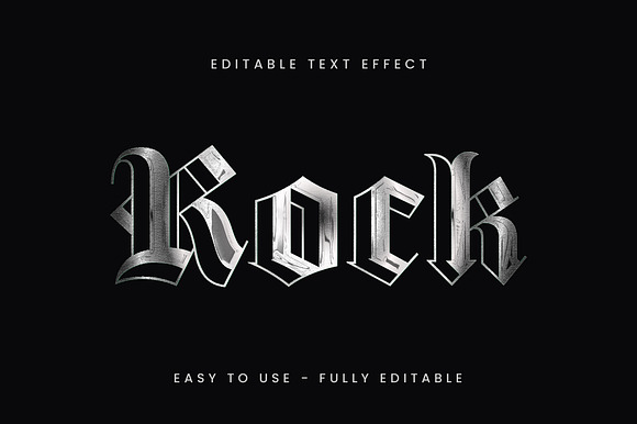 Gothic Metal Text Effect preview 4