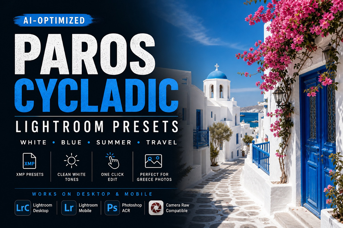 Paros Cycladic Lightroom Presets, a Preset Add-On by AAA Presets (Photo 1 of 17)