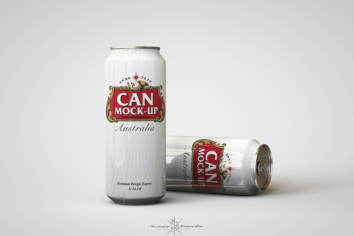 Crowler Beer Can | Soda Can Mock-Up, a Cups & Container Mockup by TSOBG (Photo 12 of 14)