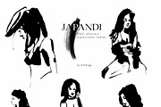 Japandi Abstract Watercolor Clip Art, a Decorative Illustration by whiteheartdesign (Thumbnail 13 of 24)