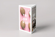 Triangle A5 Brochure Stand Mock-up, an Advertising Mockup by zippypixelstudio (Thumbnail 4 of 10)