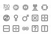 45 Symbols Icons, an Icon by IconBunny (Thumbnail 2 of 2)