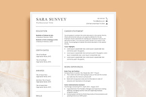 Professional Resume Template Pack
