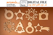XmasNapkinHolder File 4 LaserCutter, an Object Graphic by MaramadeLaser (Thumbnail 1 of 5)