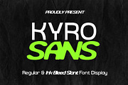 Kyro Sans - Modern Display Font, a Sans Serif Font by Muflieart (Thumbnail 1 of 8)