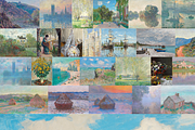 700+ Claude Monet Ultimate Bundle, an Object Graphic by Lilithcollageart (Thumbnail 21 of 30)