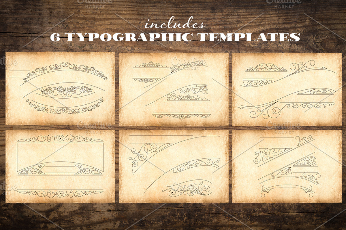 Vintage Vector Ornaments, an Object Graphic by Dandylyon Designs (Photo 20 of 20)