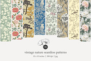70 vintage nature seamless pattern, a Pattern Graphic by Poppy Lane Studio (Thumbnail 1 of 10)