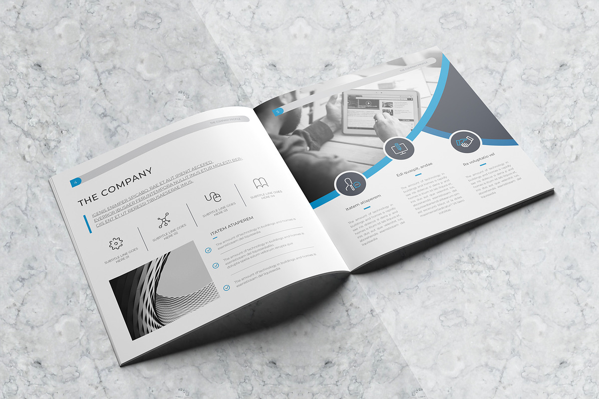 Company Proflle, a Brochure Template by Brochure-Market (Photo 3 of 10)