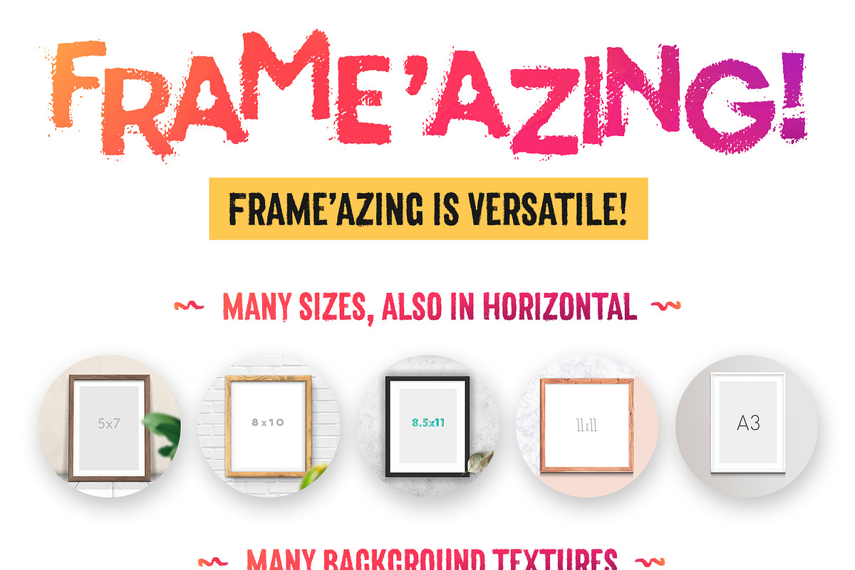 Frame'azing! 100+ Poster Mockups, a Product Mockup by Frisk Shop (Photo 3 of 15)