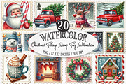 Christmas Postage Stamp Png, an Illustration by Designking (Thumbnail 1 of 4)
