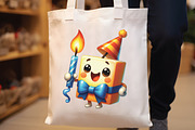 Watercolor Funny Candle Clipart, an Illustration by CraftArtStudio (Thumbnail 2 of 6)