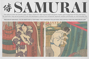 The Samurai Procreate Kit