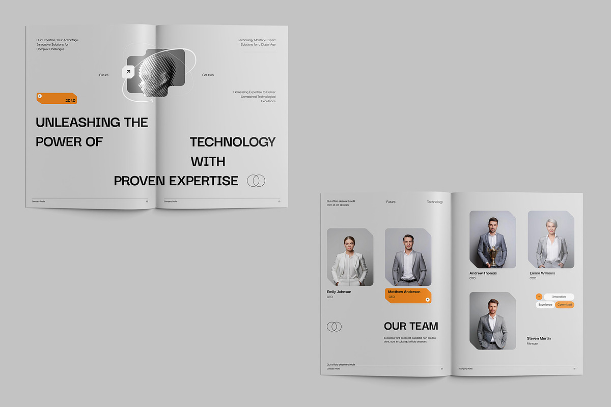 Minimalist Company Profile preview 8