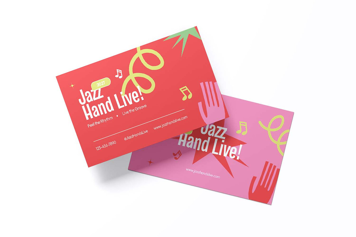 Jazz Live - Business Card, a Business Card Template by VUNIRA (Photo 3 of 3)