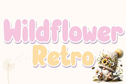 Wildflower Retro - Handwritting, a Handwritten Font by Charmingbear59.design (Thumbnail 1 of 5)