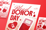 World Blood Donor Day Flyer Set, a Flyer Template by Annora Studio (Thumbnail 4 of 6)