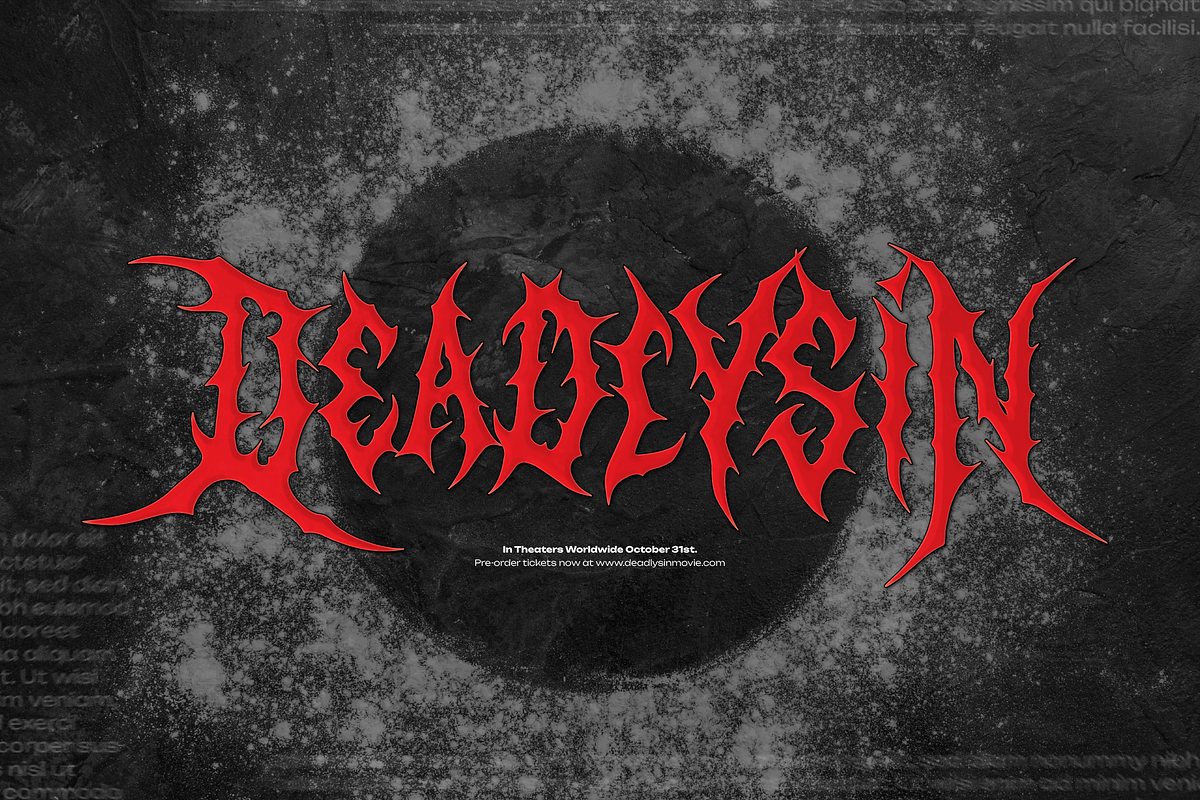 BlekMary | Black Metal Font, a Blackletter Font by Denustudios (Photo 12 of 12)