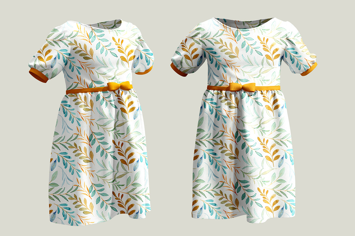Kids dress mockup, an Advertising Mockup by PudraART (Photo 5 of 6)