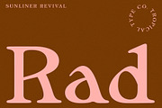 Sunliner Revival Retro Font, a Serif Font by Tropical Type (Thumbnail 4 of 12)