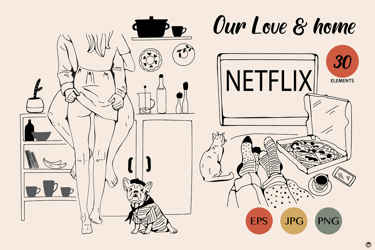 Our love and home, a Person Illustration by Olillia (Photo 1 of 14)