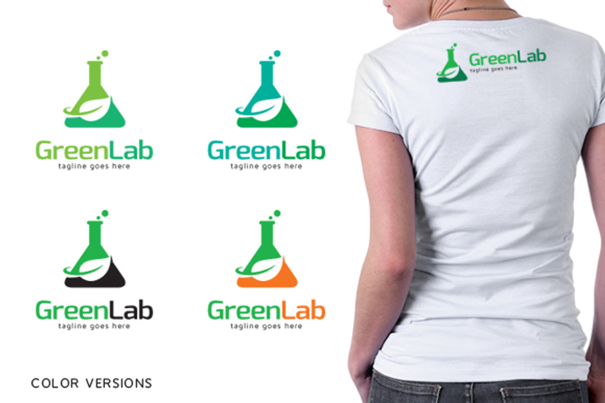 Green Lab Logo Template, a Branding & Logo Template by gunaonedesign