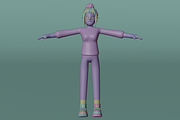 Female Avatar 3D Character Model, a Characters & Person 3D Model by Dudukbersama (Thumbnail 3 of 7)