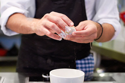 He's an artist in the kitchen, a Photo by Peopleimages.com