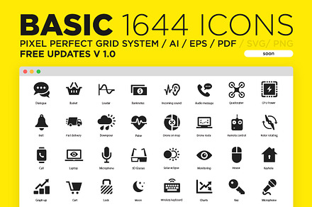 Basic icons, an Icon by theungsys
