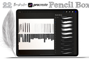 Graphite Pencils Brushes Procreate