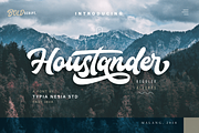 Houstander Font Duo, a Script Font by Typia Nesia (Thumbnail 1 of 9)