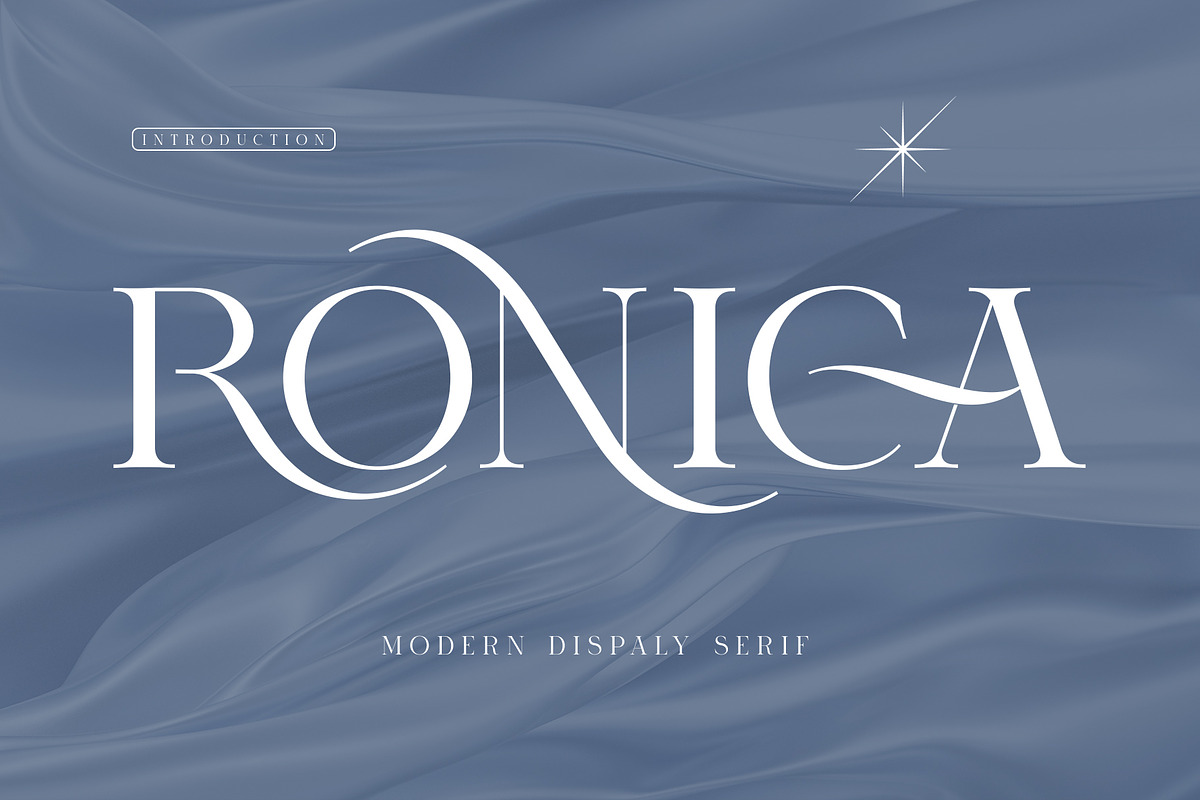 RONICA Modern Display Serif, a Serif Font by Alfinart (Photo 1 of 10)