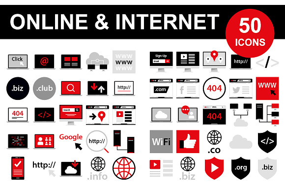50 Internet Icons