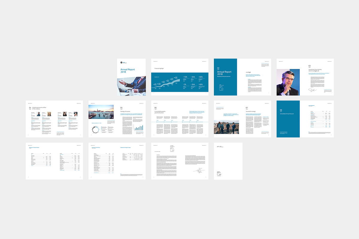 Annual Report, a Brochure Template by silukEight (Photo 12 of 12)