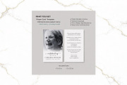 Funeral Prayer Card B&W Canva FR006, a Card Template by TyphoonStudio (Thumbnail 2 of 6)