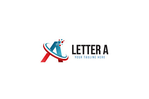 Letter A Logo, a Branding & Logo Template by Xoovion