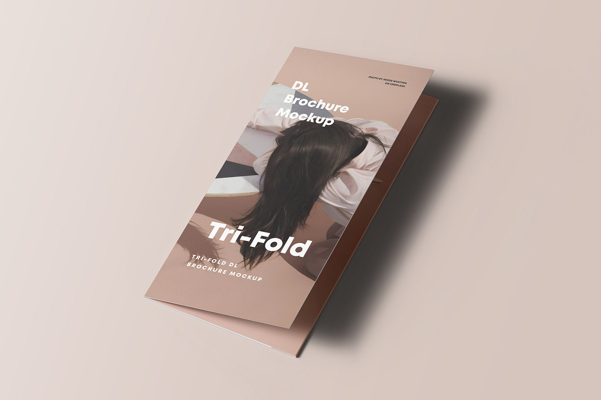 Tri-Fold DL Brochure Mock-up, an Advertising Mockup by Yogurt86 (Photo 3 of 17)