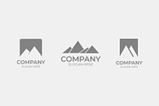 Minimalist mountain logo collection, a Branding & Logo Template by Medianeka (Thumbnail 2 of 5)