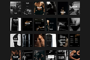 Instagram Templates Boxing Fitness, a Templates & Theme by KOLLABO Creatives (Thumbnail 1 of 3)