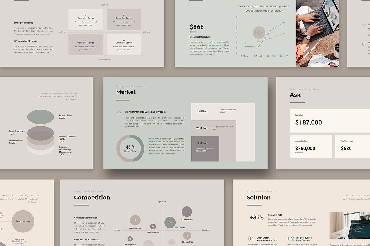 Canva Elevator Pitch Presentation, a Presentation Template by CreativityForest (Photo 8 of 8)