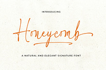 Honeycomb Signature Fonts