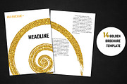 Golden Brochure Template, a Brochure Template by Katyr (Thumbnail 1 of 3)