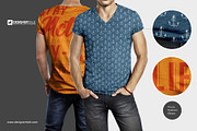 Muscular Men T Shirt Mockup Template, a Shirt Mockup by Designertale (Thumbnail 2 of 5)