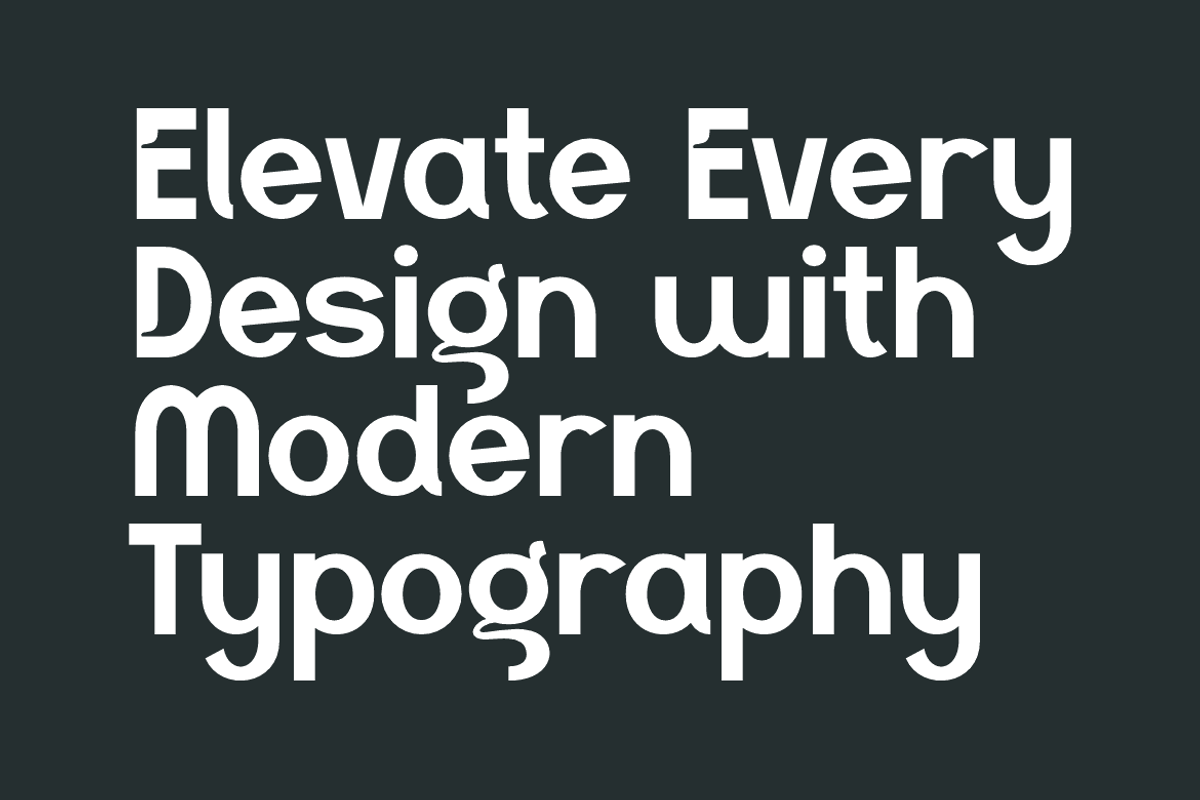 Gagfir - Modern Branding Font, a Sans Serif Font by QR Design Studio (Photo 7 of 16)