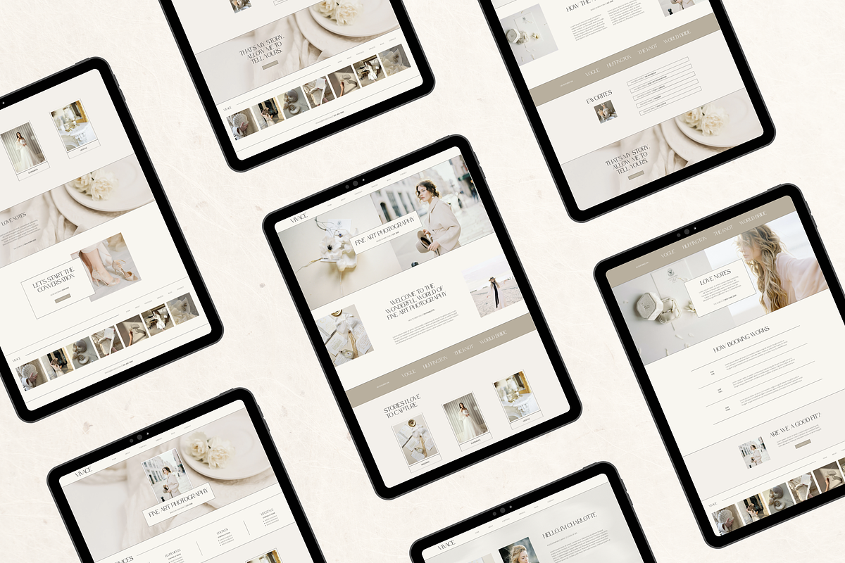Wix Website Template Photography, a Wix Template by Branding Babe Co. (Photo 4 of 10)
