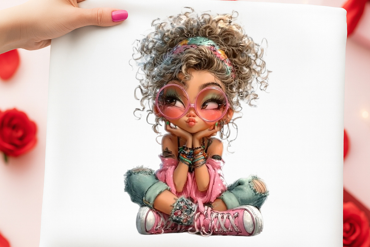 Whimsical Beach Girl Clipart, an Illustration by Digital Artistic99 (Photo 5 of 11)