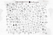 Animal Doodles Procreate stamps 019, a Brush Add-On by Drawberx (Thumbnail 4 of 6)