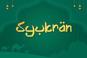 Shayan - Arabic Font Style, a Font by Typefactoryco (Thumbnail 9 of 10)