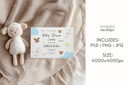 7x5 Baby Shower Card Mockup, a Mockup by EmpaviMockups (Thumbnail 6 of 7)